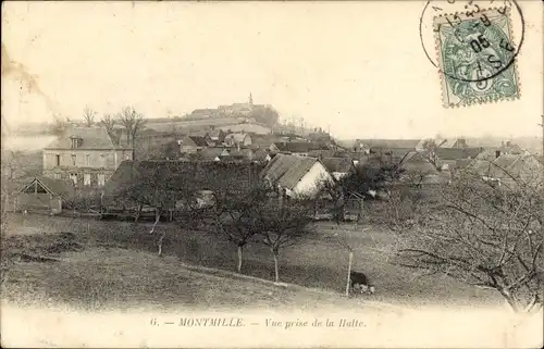 Ak Montmille Oise, Panorama