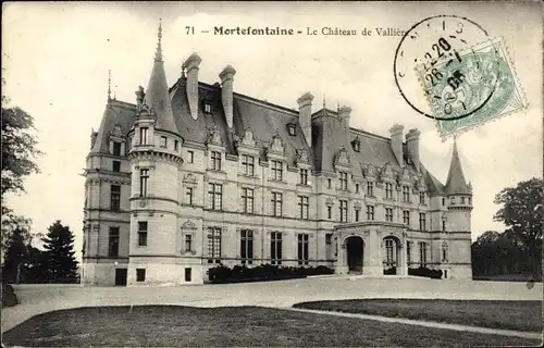 Ak Mortefontaine Oise, Schloss Vallière