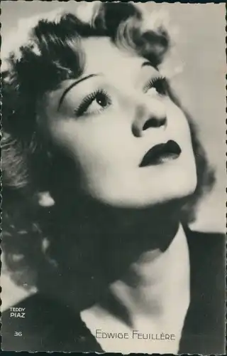 Ak Schauspielerin Edwige Feuillere, Portrait