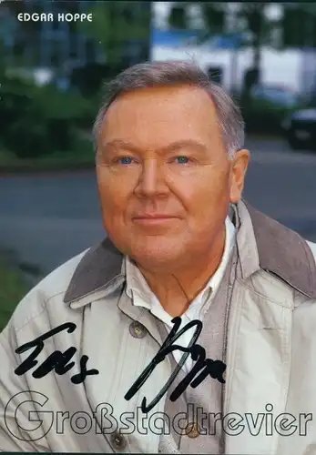 Ak Schauspieler Edgar Hoppe, Serie Großstadtrevier, Portrait, Autogramm