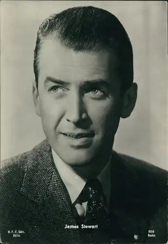 Ak Schauspieler James Stewart, Portrait