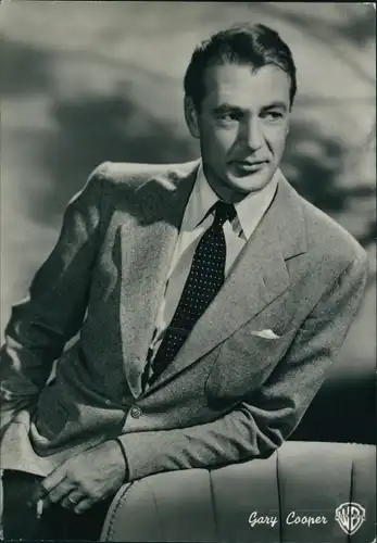 Ak Schauspieler Gary Cooper, Portrait