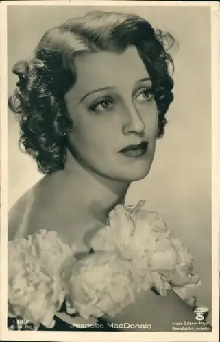 Ak Schauspielerin Jeanette MacDonald, Porträt