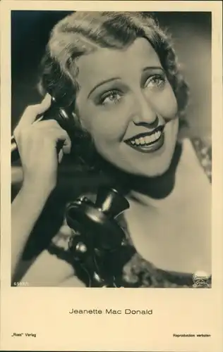 Ak Schauspielerin Jeanette MacDonald, Porträt
