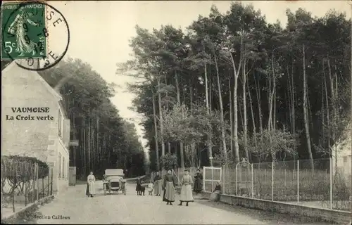 Ak Vaumoise Oise, la croix verte