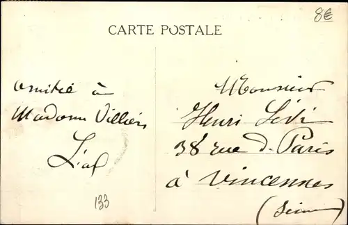 Ak Vaumoise Oise, Kirche