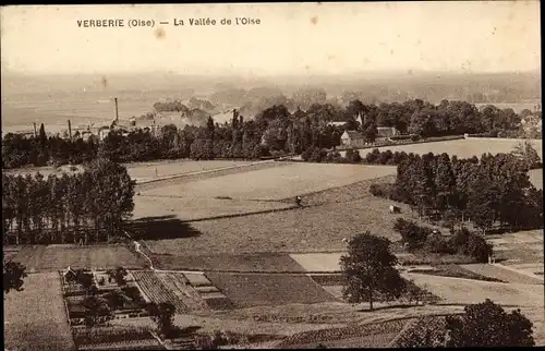 Ak Verberie Oise, la Vallee de l'Oise