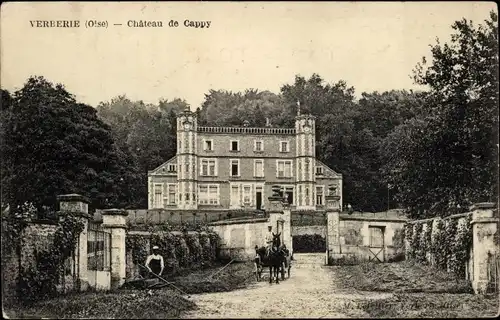 Ak Verberie Oise, Chateau de Cappy