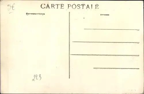 Ak Vieux Moulin Oise, Teilansicht