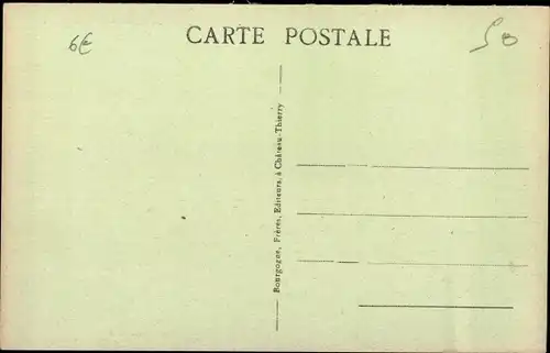 Ak Vez Oise, Chateau, Est regarde comme la plus ancienne Capitale du Valois