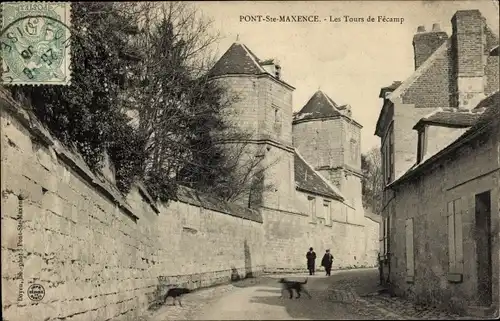 Ak Pont Sainte Maxence Oise, Les Tours de Fecamp
