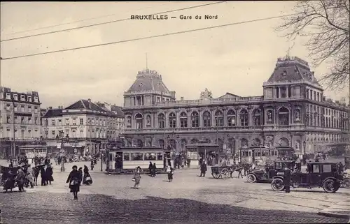 Ak Brüssel Brüssel, Gare du Nord