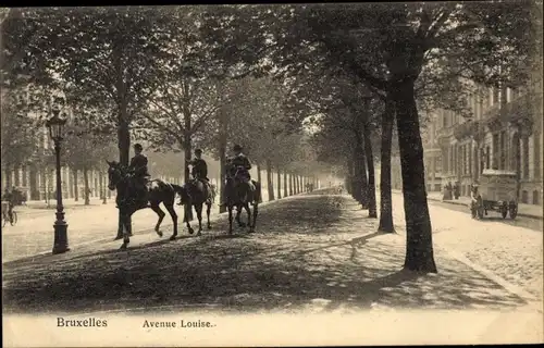 Ak Brüssel Brüssel, Avenue Louise