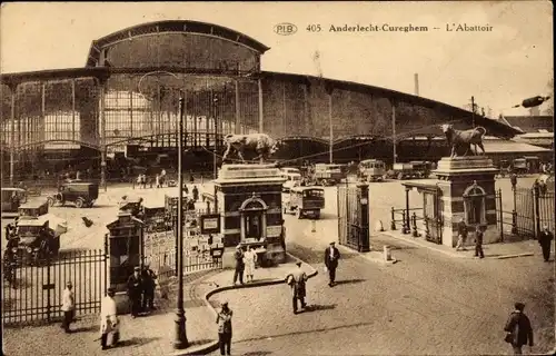 Ak Cureghem Anderlecht Brüssel Brüssel, L'Abatoir