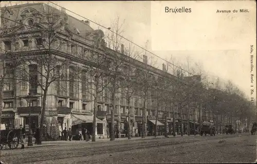 Ak Brüssel Brüssel, Avenue du Midi