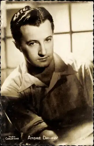 Ak Schauspieler André Dassary, Portrait
