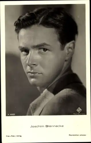 Ak Schauspieler Joachim Brennecke, UFA Film, Film Foto Verlag A 3833/2