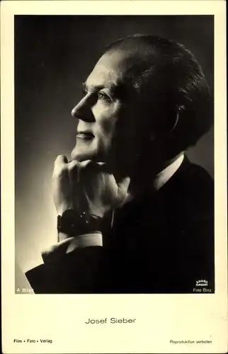 Ak Schauspieler Josef Sieber, Portrait, Film Foto Verlag A 3574/1