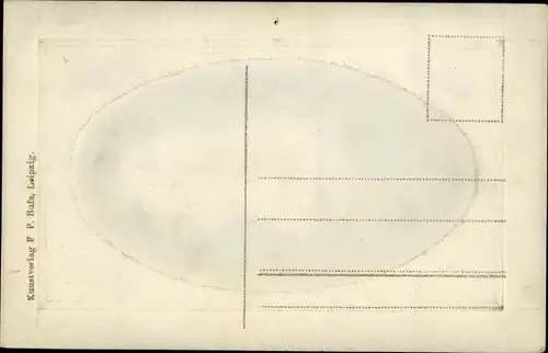 Präge Passepartout Ak Leipzig in Sachsen, Augustusplatz, Museum der bildenden Künste