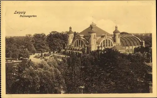 Ak Leipzig in Sachsen, Palmengarten