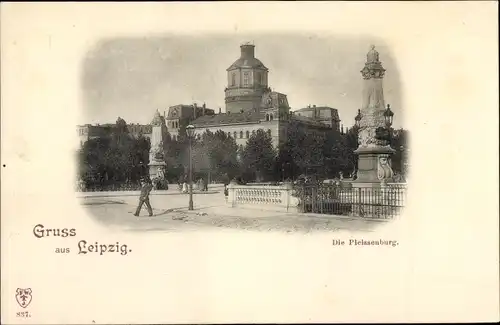 Ak Leipzig in Sachsen, Pleißenburg