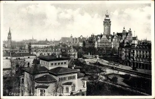 Ak Leipzig in Sachsen, Neues Rathaus