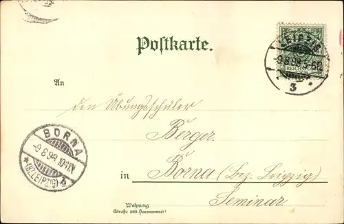 Ak Leipzig in Sachsen, Augusteum