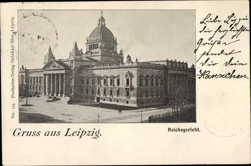 Ak Leipzig in Sachsen, Reichsgericht