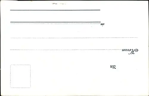 Litho Leipzig in Sachsen, Mendebrunnen, Reichsgericht, Lutherkirche, Konzerthaus