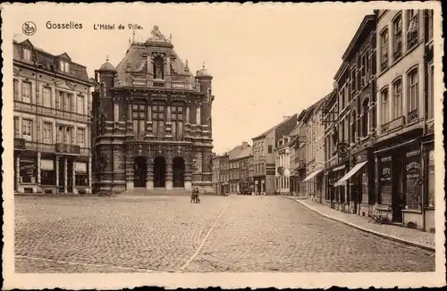 Ak Gosselies Charleroi Wallonien Hennegau, l'Hotel de Ville