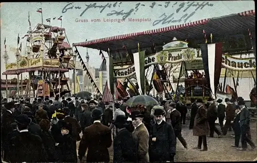 Ak Leipzig in Sachsen, Leipziger Messplatz