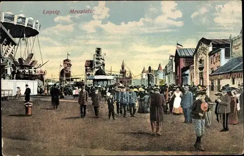 Ak Leipzig in Sachsen, Messplatz