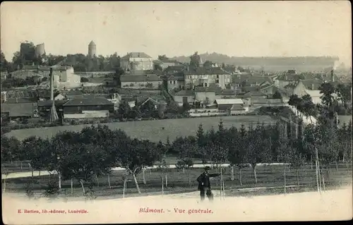 Ak Blamont Meurthe et Moselle, Gesamtansicht