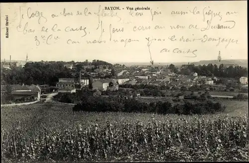 Ak Bayon Meurthe et Moselle, Gesamtansicht