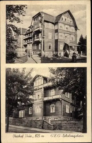 Ak Oberhof im Thüringer Wald, GEG Erholungsheim