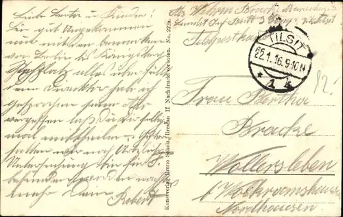 Ak Sowjetsk Tilsit Ostpreußen, Gerichtsgebäude