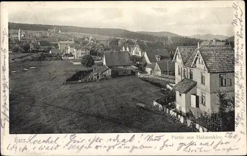 Ak Hahnenklee Bockswiese Goslar im Harz, Ortsansicht