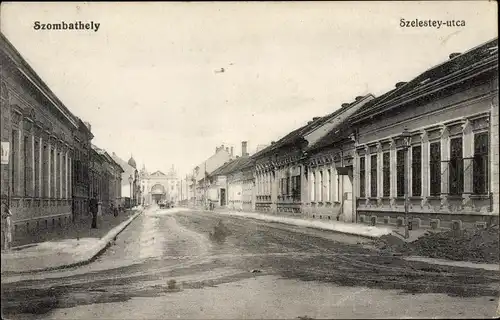 Ak Szombathely Steinamanger Ungarn, Szelestey utca