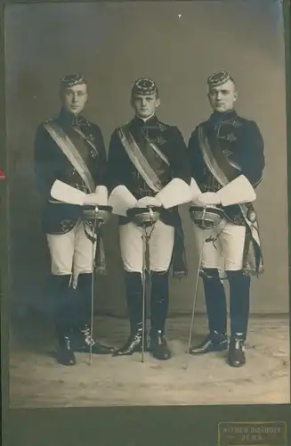 CdV Studentika, Studenten in Uniform, Degen, Jena