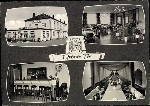 Ak Brinkum bei Bremen Stuhr in Niedersachsen, Bremer Tor, Gefken's Gasthaus
