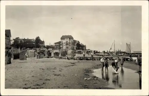 Foto Ak Ostseebad Kühlungsborn, Strandmotiv, 1933