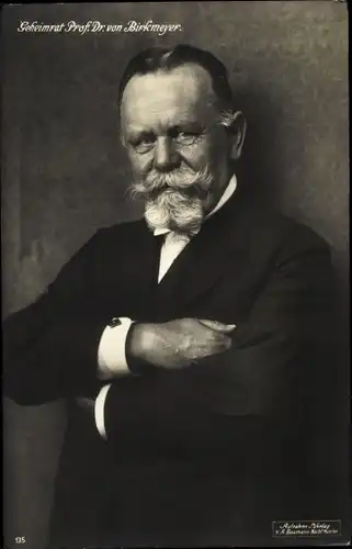 Ak Geheimrat Prof. Dr. von Birkmeyer, Portrait