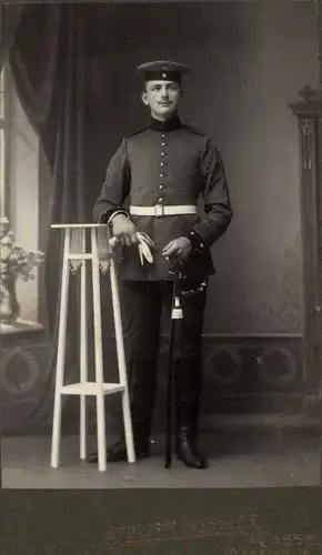 CdV Deutscher Soldat in Uniform, Portrait