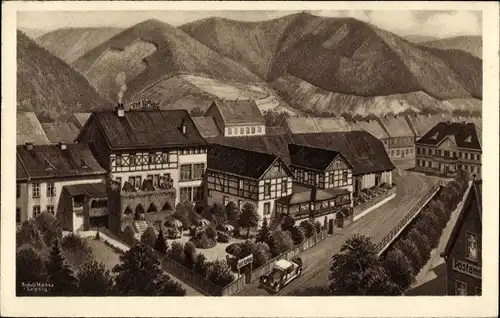 Künstler Ak Bad Lauterberg im Harz, Hotel Kurhaus