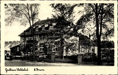 Ak Poggenhagen Neustadt am Rübenberge, Gasthaus Waldeslust