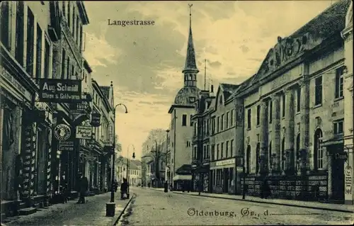 Ak Oldenburg im Großherzogtum Oldenburg, Langestraße