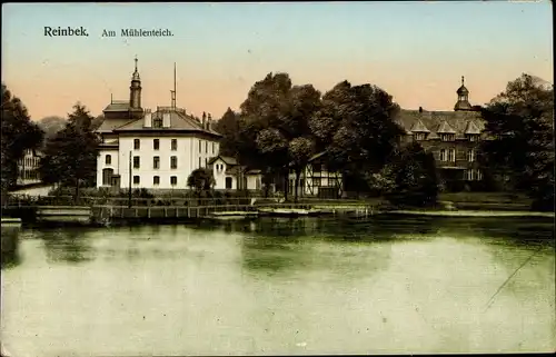 Ak Reinbek in Schleswig Holstein, Am Mühlenteich