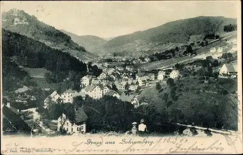 Ak Schramberg im Schwarzwald, Gesamtansicht