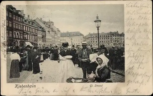 Ak København Kopenhagen Dänemark, Gl. Strand