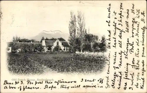Ak Stellenbosch Südafrika, Old Dutch House
